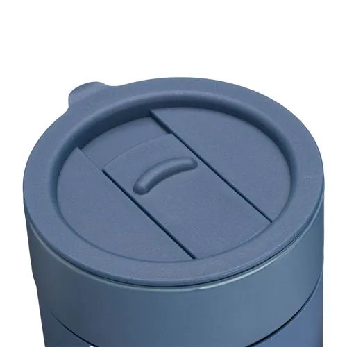 300 ml silicone-coated ceramic mug. Removable PP cap with sliding opening 300 ml silicone-coated ceramic mug. Removable PP cap with sliding opening