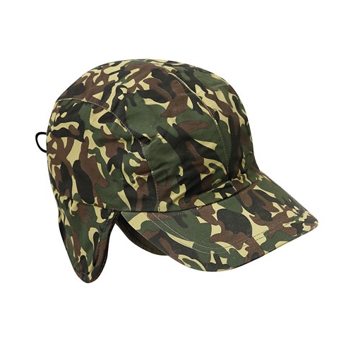 4 PANELS CAMUFLAGE FLEECE AND POLYESTER CAP 4 PANELS CAMUFLAGE FLEECE AND POLYESTER CAP