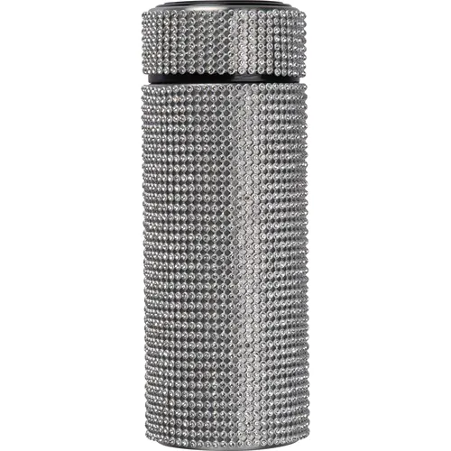 Botellita de acero inoxidable con detalles de strass Botellita de acero inoxidable con detalles de strass