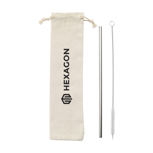Reusable 1 piece ECO Straw Set stainless-steel straw Reusable 1 piece ECO Straw Set stainless-steel straw