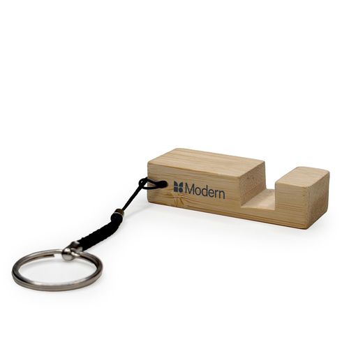 Bamboo Phone Stand Keyring Bamboo Phone Stand Keyring