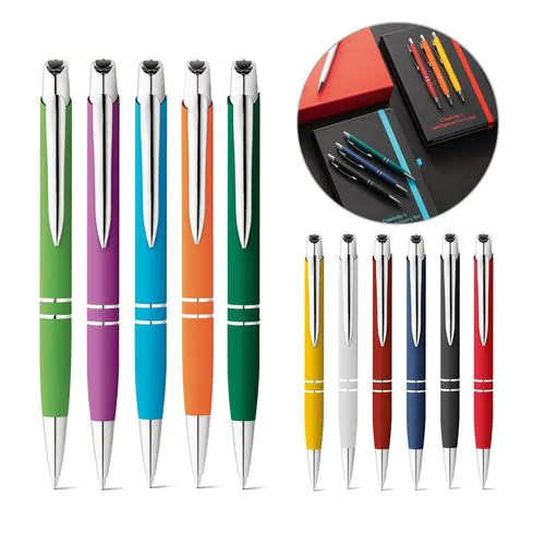 MARIETA SOFT. Penna a sfera in alluminio con clip MARIETA SOFT. Penna a sfera in alluminio con clip