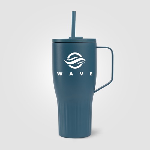 Majesty Recycled Stainless Steel Straw Tumbler - 890 ml