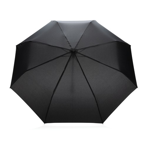 20.5" Impact AWARE™ RPET 190T Pongee bamboo mini umbrella