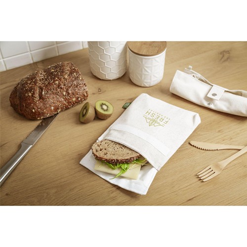 Hemp FoodPouch bag for bread Hemp FoodPouch bag for bread