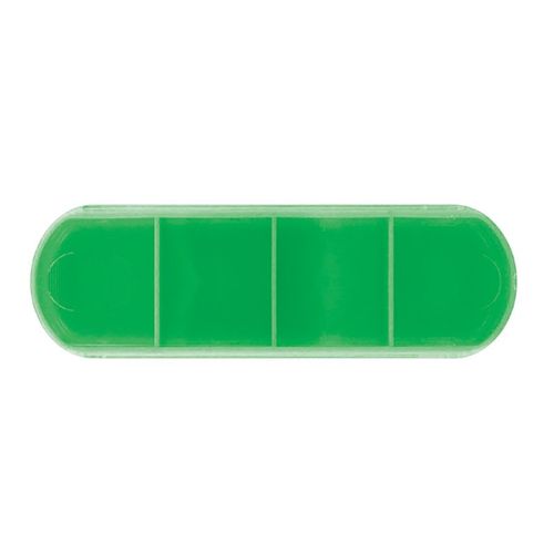 Daily pill-box with sliding lid