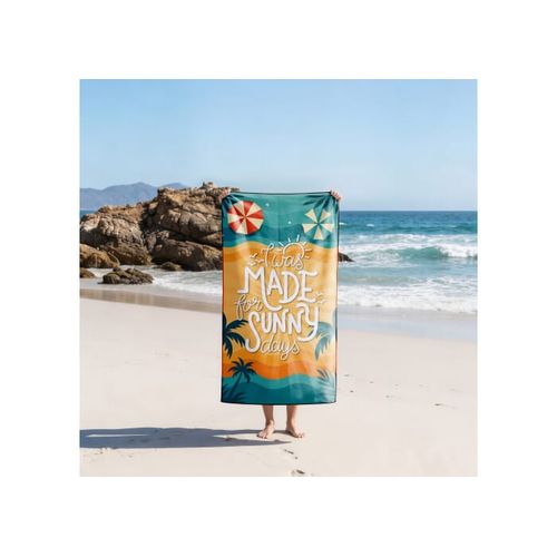 Serviette de plage R-PET à séchage rapide 100 × 180 cm, sublimation Serviette de plage R-PET à séchage rapide 100 × 180 cm, sublimation