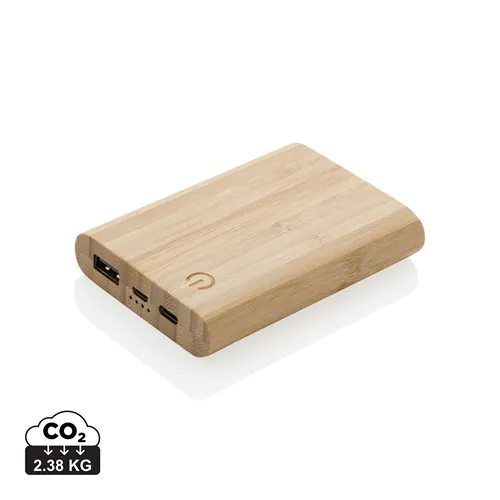 Bamboo 5.000 mAh powerbank Bamboo 5.000 mAh powerbank
