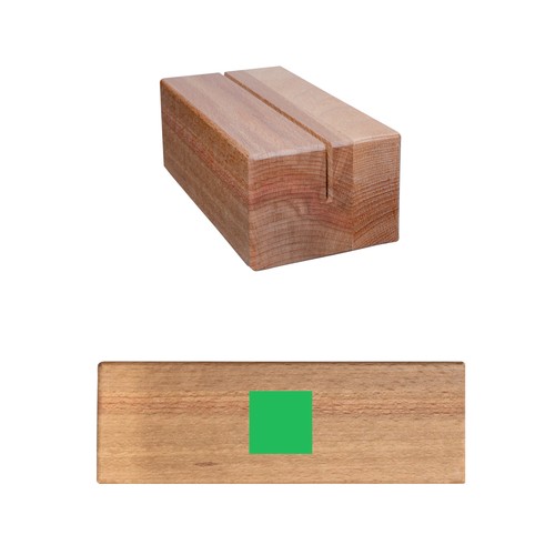 Beech menu card holder A5 Beech menu card holder A5