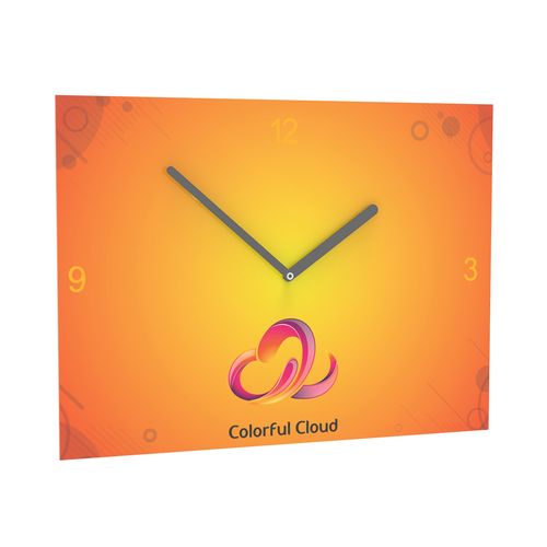 Horae Wall Clock Rectangular 240 x 350 mm, Silver Clock Hands Horae Wall Clock Rectangular 240 x 350 mm, Silver Clock Hands