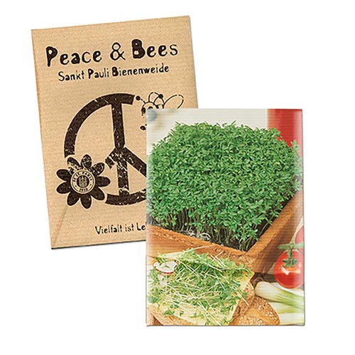Zaadzakjes mini natronkraft papier - Tuinkers Zaadzakjes mini natronkraft papier - Tuinkers