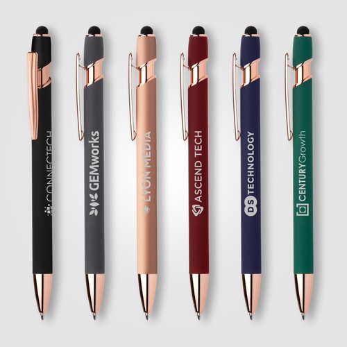 Prince Softy Rose Gold Gel Pen w/ Stylus Prince Softy Rose Gold Gel Pen w/ Stylus