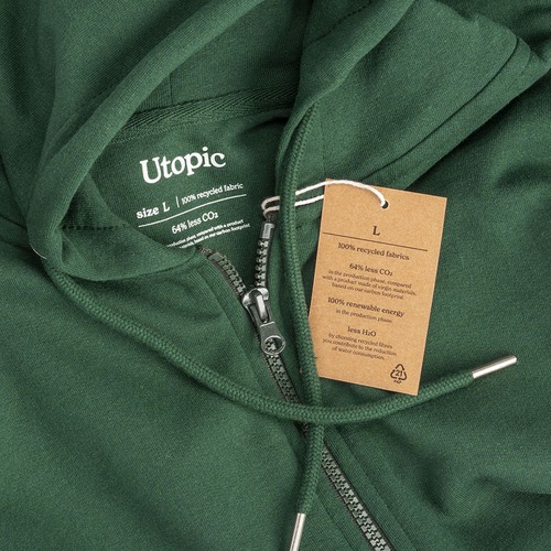 100% regenerated fabric unisex hooded sweatshirt 100% regenerated fabric unisex hooded sweatshirt