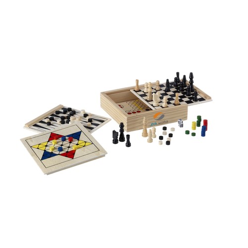 WoodGame 5-in-1 game set WoodGame 5-in-1 game set