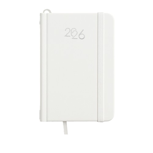 Agenda journalier 2026, couverture rigide en carton laminé