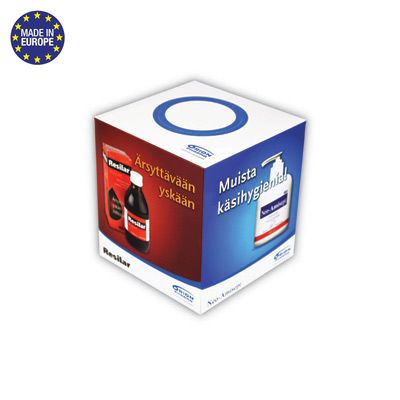 Cube box with 100 tissues