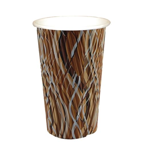 Gekräuselter Pappbecher - Vollfarbe (20oz/568ml) Gekräuselter Pappbecher - Vollfarbe (20oz/568ml)