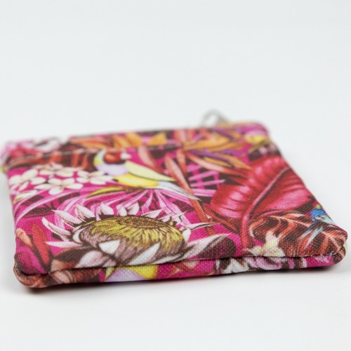 COIN PURSE WITH TWO CUSTOMIZABLE RPET POCKETS