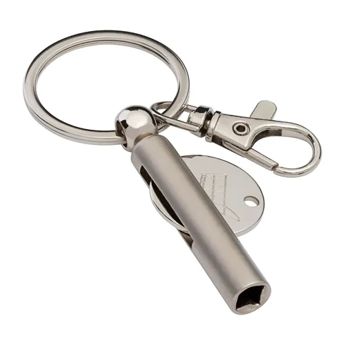 portachiavi con gettone portachiavi con gettone