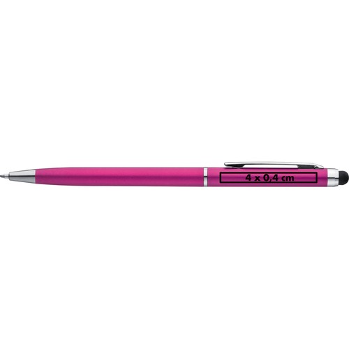 Kunststof pen met touchfunctie