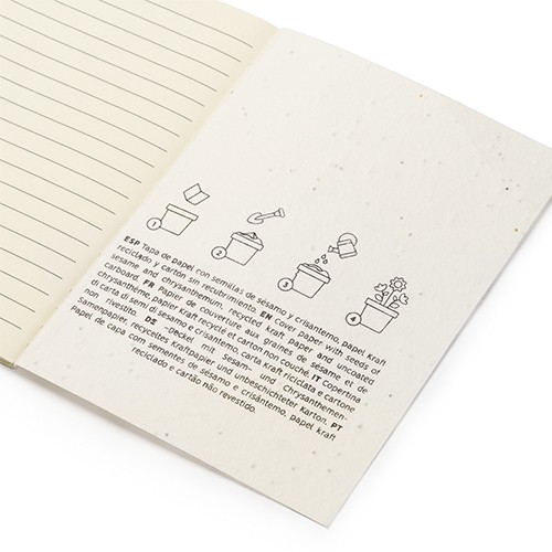 A6 ruled sheets notebook Draba