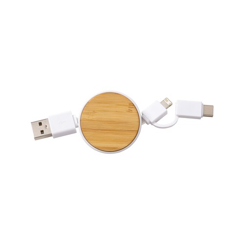 Câble en bambou rectractable