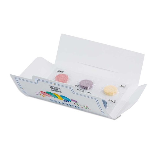 Colour-card Five - with digital printing Colour-card Five - with digital printing