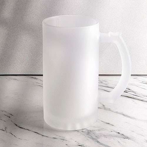 Satin-finished glass mug, 500ml. Lorenzago Satin-finished glass mug, 500ml. Lorenzago