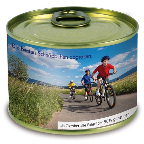 Boite de conserve Nature avec graines - Basilic Boite de conserve Nature avec graines - Basilic