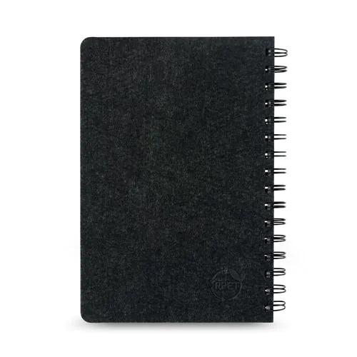 MISHIMA. Block notes A5 con copertina semirigida in feltro riciclato (100% rPET) , con spirale e pagine a righe MISHIMA. Block notes A5 con copertina semirigida in feltro riciclato (100% rPET) , con spirale e pagine a righe