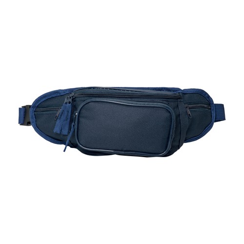 600D polyester 5-pocket waist bag with adjustable waist strap and clip closure 600D polyester 5-pocket waist bag with adjustable waist strap and clip closure