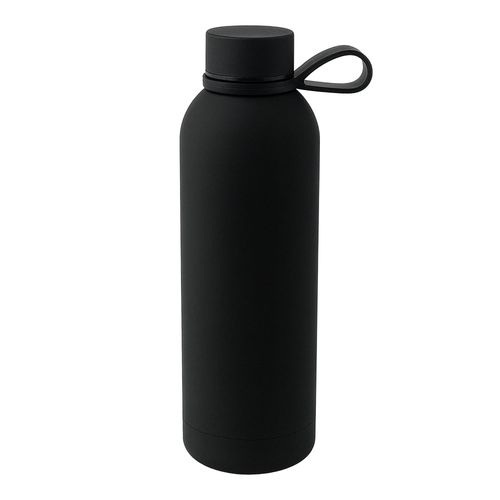 Bottiglia termica in acciaio inossidabile con finitura gommata da 500 ml Bottiglia termica in acciaio inossidabile con finitura gommata da 500 ml