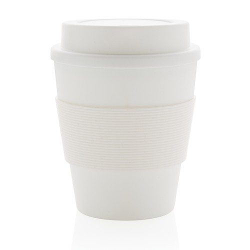 Mug en PP recyclable avec couvercle à vis 350ml