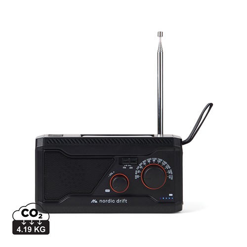 Nordic Drift Titan IPX4 multifunktionales Radio 4000mAh Nordic Drift Titan IPX4 multifunktionales Radio 4000mAh