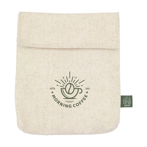Hemp FoodPouch bag for bread Hemp FoodPouch bag for bread