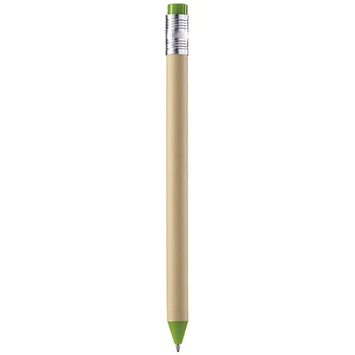 BALLPOINT PEN MADE OF PLASTIC AND RECYCLED CARDBOARD