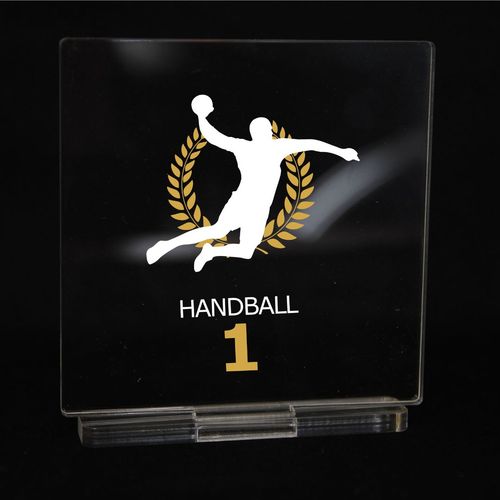 Trophée en plexiglas CARRE - France 5 mm Trophée en plexiglas CARRE - France 5 mm