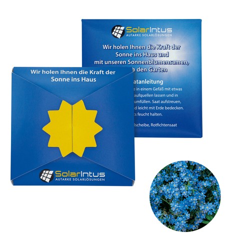 Closure – Star Seed Card - Forget-me-not Closure – Star Seed Card - Forget-me-not