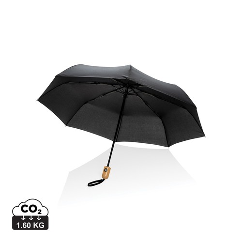 21" Impact AWARE™ RPET 190T bamboe auto open/dicht paraplu 21" Impact AWARE™ RPET 190T bamboe auto open/dicht paraplu