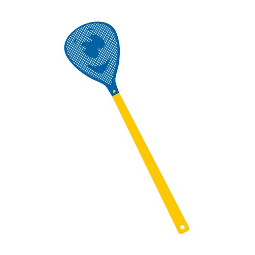 Fly swatter "face" Fly swatter "face"