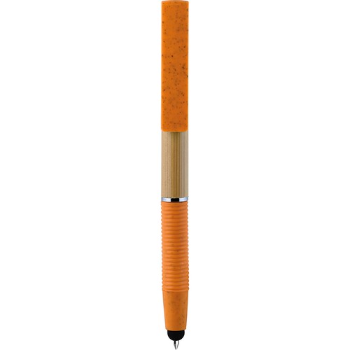 BAMBOO, WHEAT STRAW + ABS TOUCH SCREEN BALLPOINT PEN