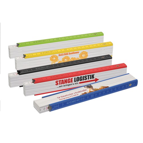 Metro pieghevole in legno "Colour