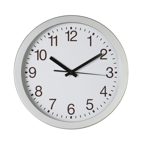 WALL CLOCK IN PLASTIC AND GLASS WALL CLOCK IN PLASTIC AND GLASS