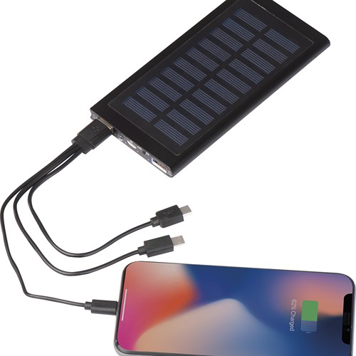 Powerbank solar - 8000mAh Powerbank solar - 8000mAh