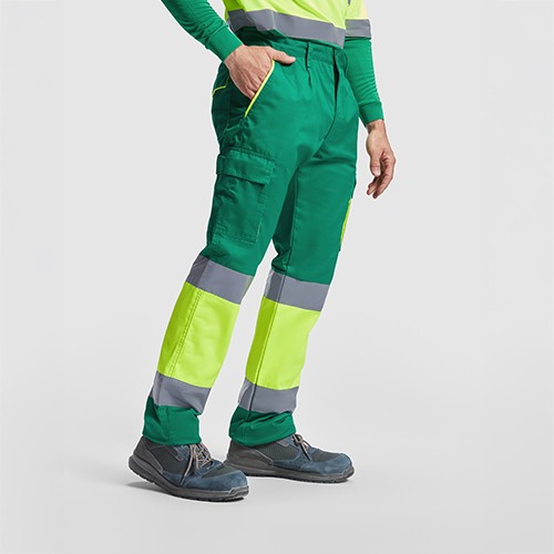 Lined high-visibility trousers ENIX Lined high-visibility trousers ENIX