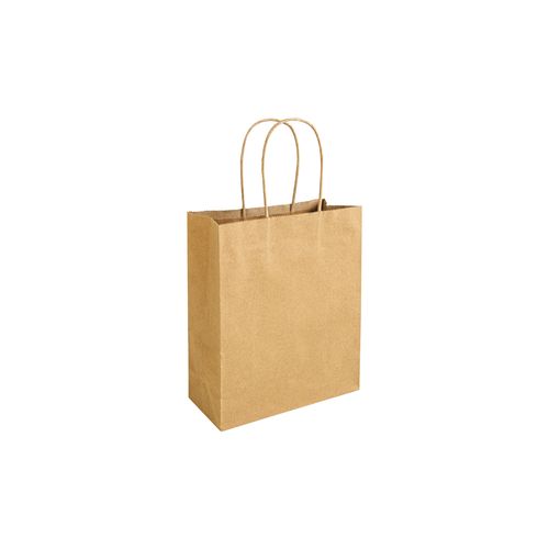 100% recycled paper 100 gr/m2, shopping bag with guesset