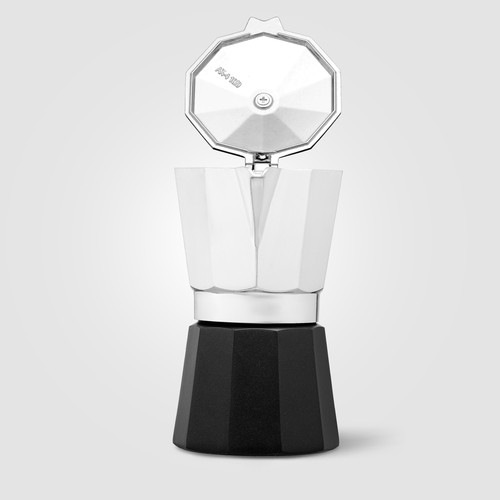 Caffettiera moka Grosche Milano in alluminio - 6 tazzine