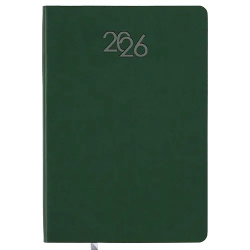 Agenda hebdomadaire 2026 avec couverture souple en PU
