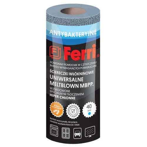 Super MELTBLOWN non-woven cleaning cloth (roll of 40 leaves)