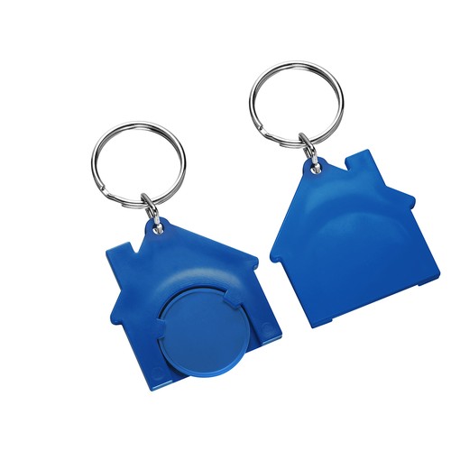 Porte-clés jeton1€ "Maison" Porte-clés jeton1€ "Maison"